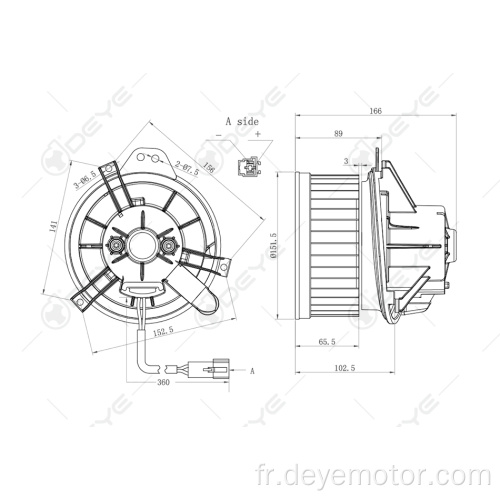 Moteur de soufflante pour Dodge Neon Plymouth Prowler